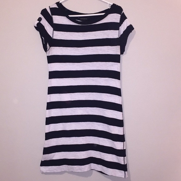 Banana Republic Striped Cotton Dress - Picture 1 of 7